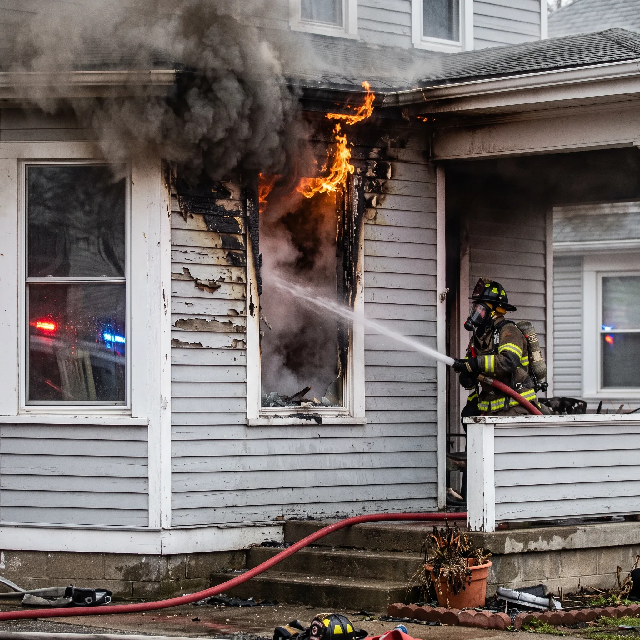 Fire damage claim