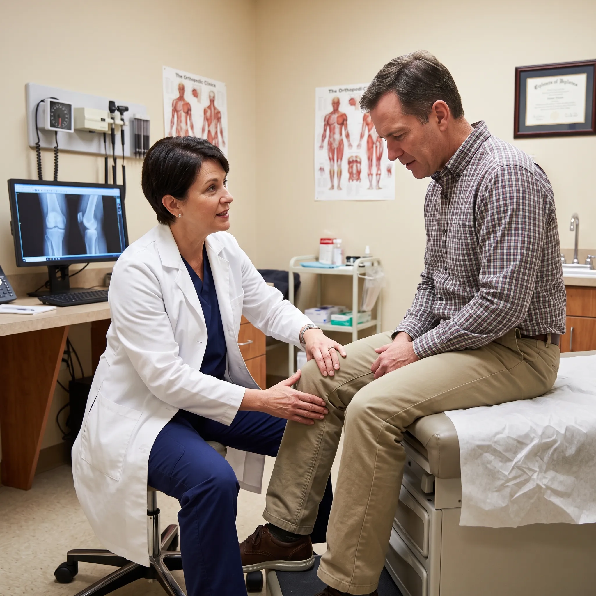 Medical imaging and treatment after a car crash
